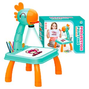 Pizarra Con Proyector Flamenco De Dibujos Con Accesorios