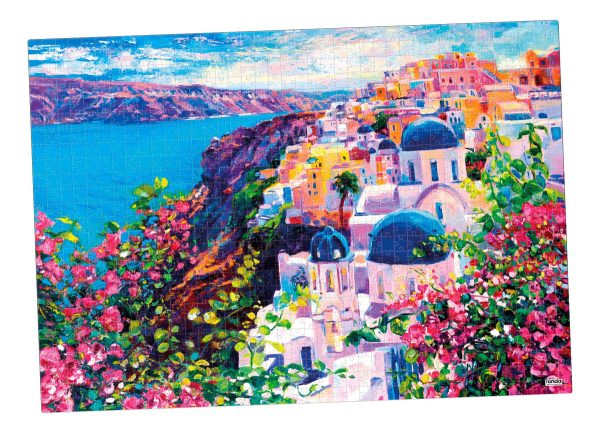 Puzzle Best Seller Santorini 1000 Piezas Gran Calidad Ronda - Imagen 4