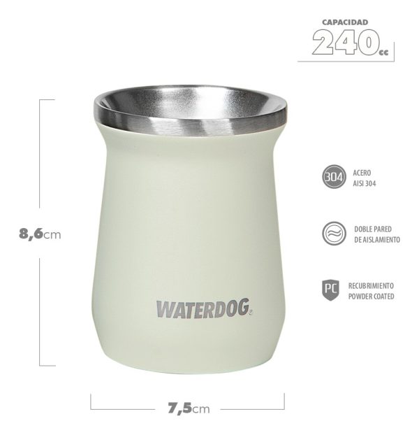 Set Termo Waterdog Acero Inoxidable Ombú 1 Litro + Mate 240ml - Imagen 35