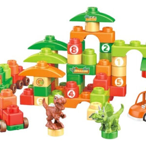 Juguete Bloques De Construcción Dino Auto Tren Dinosaurio