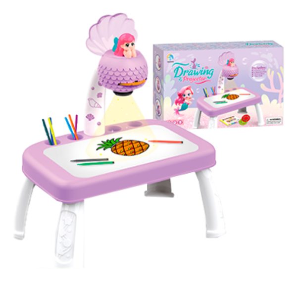 Juguete Pizarra Con Proyector De Sirena Para Niños Toystore