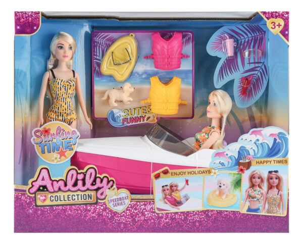 Juguete Muñeca Anlily Speedboat Verano Surf Lancha Bote