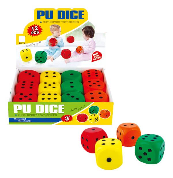 Dados Soft En Display Set De Pu Juguete Infantil