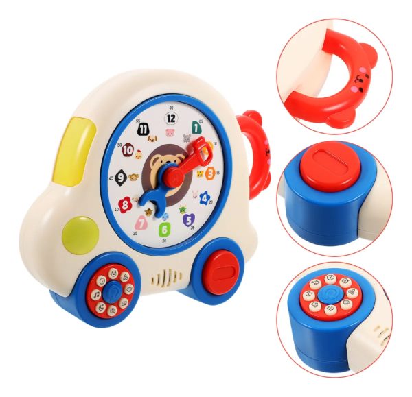 Juguete Reloj De Aprendizaje Infantil Con Musica - Imagen 2