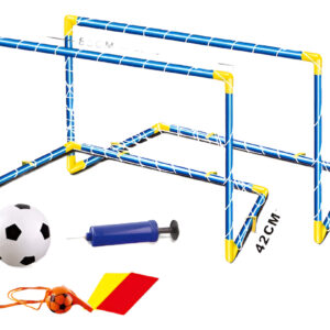 Set De 2 Arcos De Fútbol Para Niños Con Accesorios