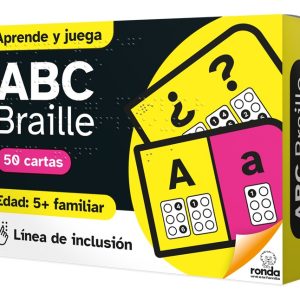 Juego De Cartas Abc Braille Alfabeto Línea Inclusiva Ronda
