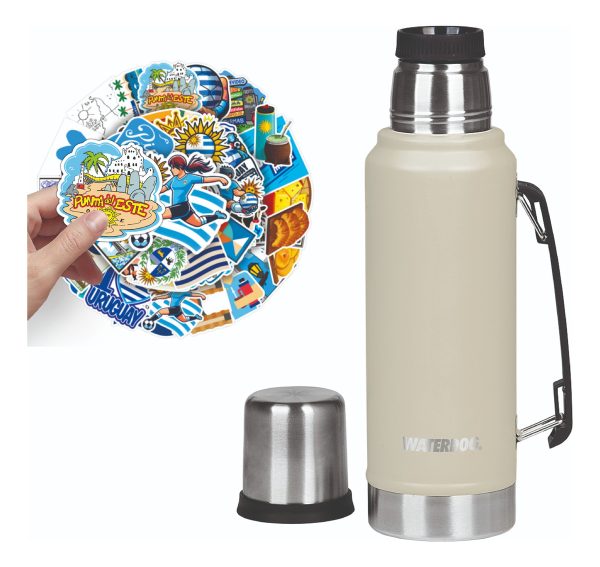 Set Termo Waterdog Acero Inoxidable Ombú 1 Litro + Mate 240ml - Imagen 32