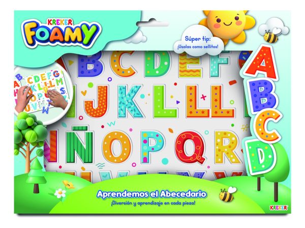 Juego Encastrable Colorido Abecedario Kreker