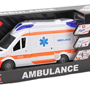 Juguete Ambulancia Con Camilla Puertas Luces Y Sonidos