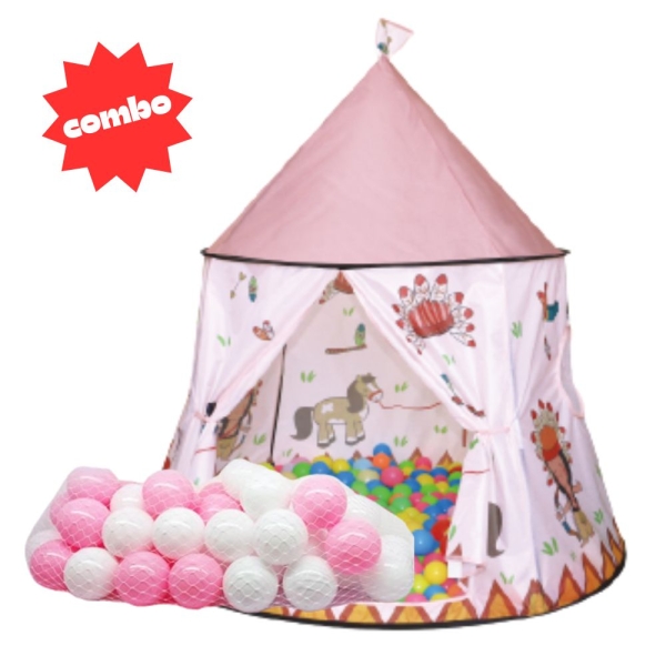 Combo Carpa Tribu Con Pelotas De Pelotero