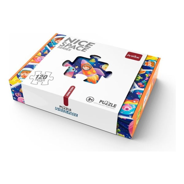 Juego El Espacio Barco De Papel + 6 Puzzles (120 Piezas) - Imagen 2