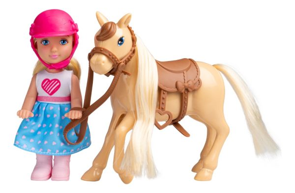 Casita De Muñecas Grande Con Muñecas, Caballo Y Accesorios - Imagen 4
